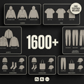 The Mockup Kit — 1600+ Premium Mockup Bundle