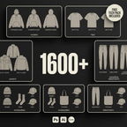 The Mockup Kit — 1600+ Premium Mockup Bundle