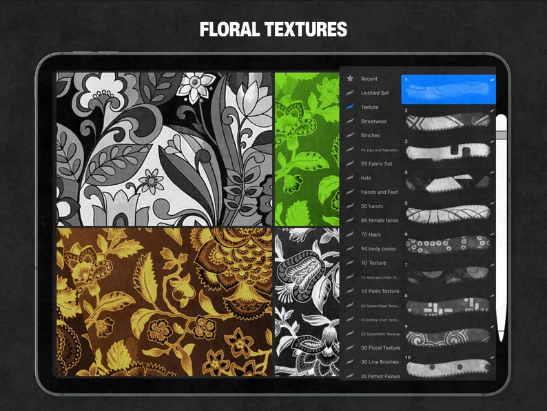 The Texture Pack — 400 Fabric Textures for Procreate