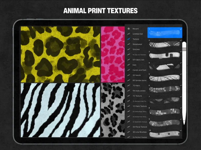 The Texture Pack — 400 Fabric Textures for Procreate